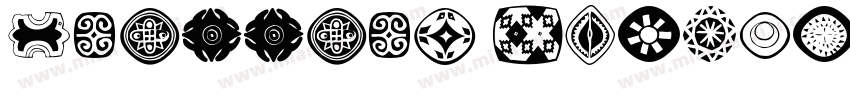 Knitting Symbols字体转换